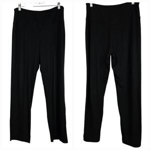 J.Jill Black Wearever Smooth-Fit Classic Slim-Leg Trouser Pant Soft Stretch Knit